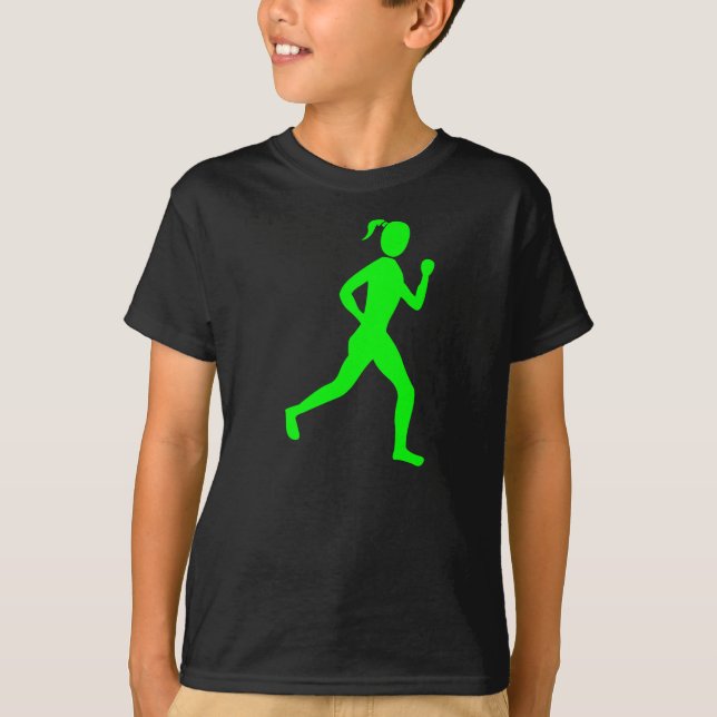 Camiseta Runner (Mulher) - Verde (Frente)