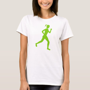 Camiseta Runner (Mulher) - Verde marciano