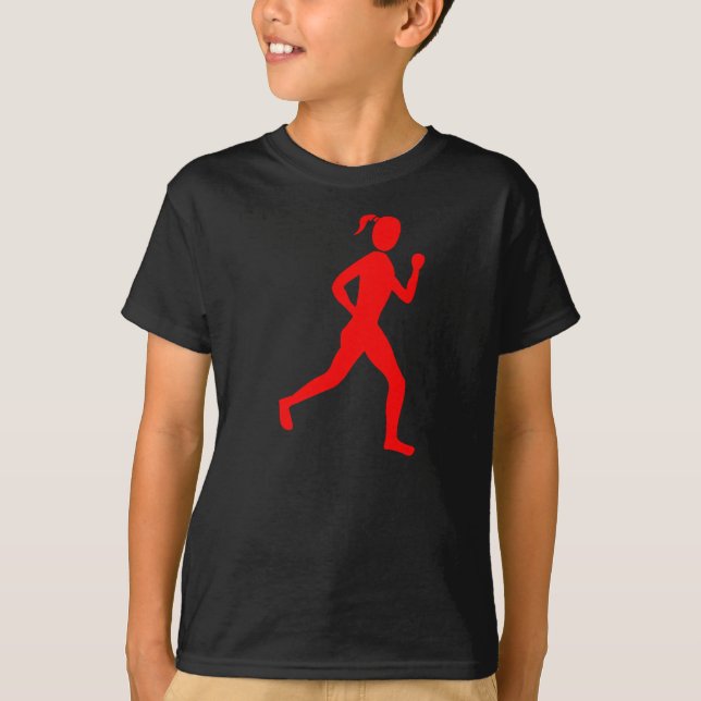 Camiseta Runner (Mulher) - Vermelho (Frente)