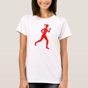 Camiseta Runner (Mulher) - Vermelho