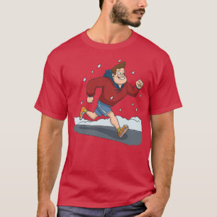 Camiseta Runner on ice and snow