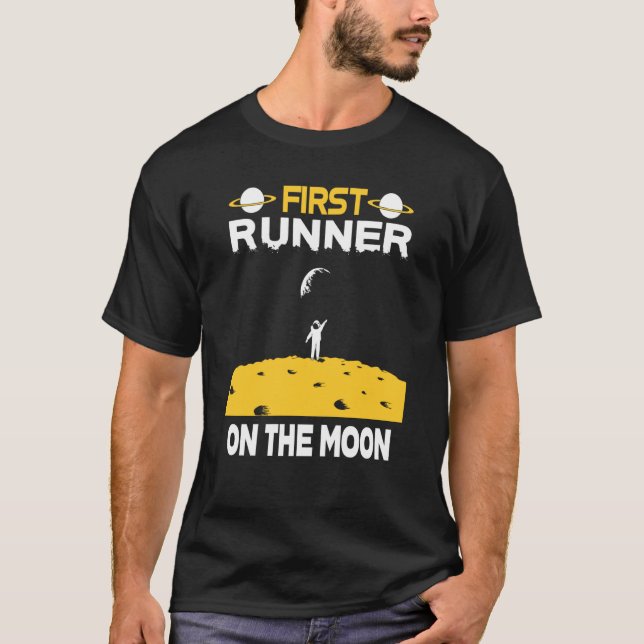 Camiseta Runner On The Moon (Frente)