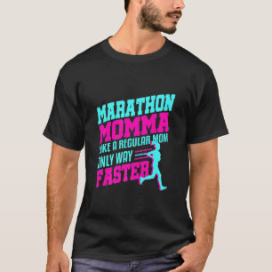 Camiseta Runner - Runner - Maratona Mãe Mamãe Engraçado 