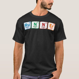 Camiseta Runner Science Periódico Table Funny Running Marat