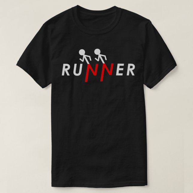 Camiseta Runner Stick Figure Run Funny 5k Runners M (Frente do Design)
