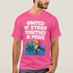 Camiseta Runner United By Stride Junto em Pride LGBTQ Fi