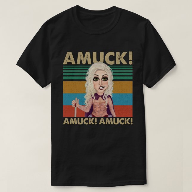 Camiseta Running Amuck - The Witchy Call to Chaos (Frente do Design)