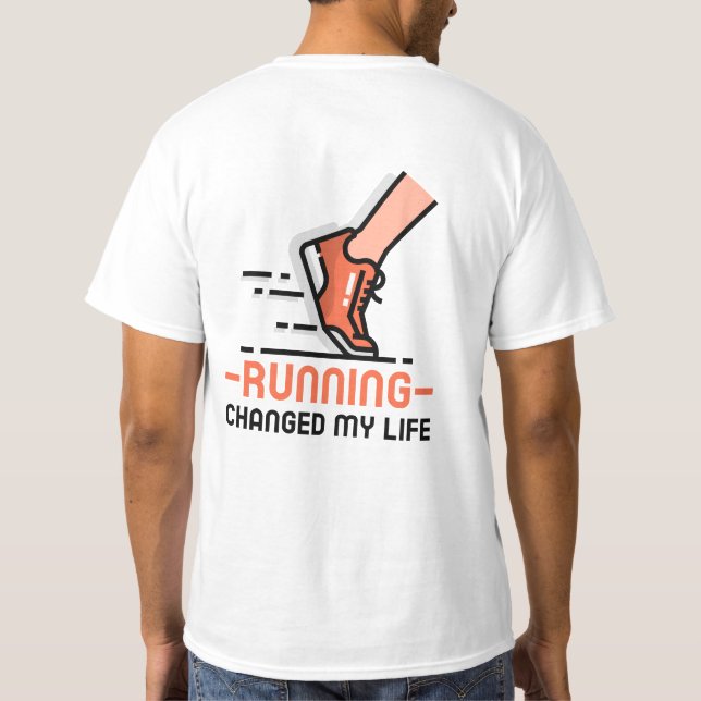 Camiseta Running Changed My Life T-Shirt (Verso)