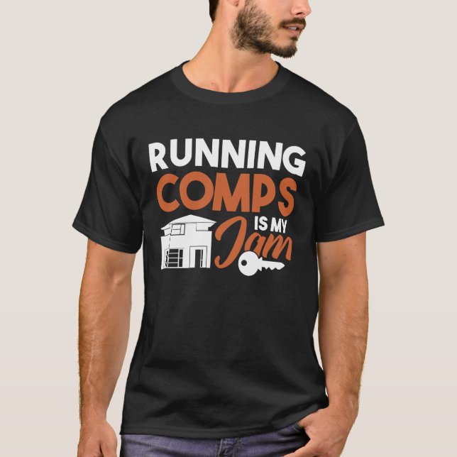 Camiseta Running Comps is my Jam Realtor (Frente)