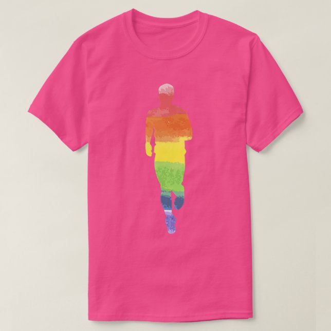 Camiseta Running LGBTQ Pride Month for Runner or Jogger Rai (Frente do Design)
