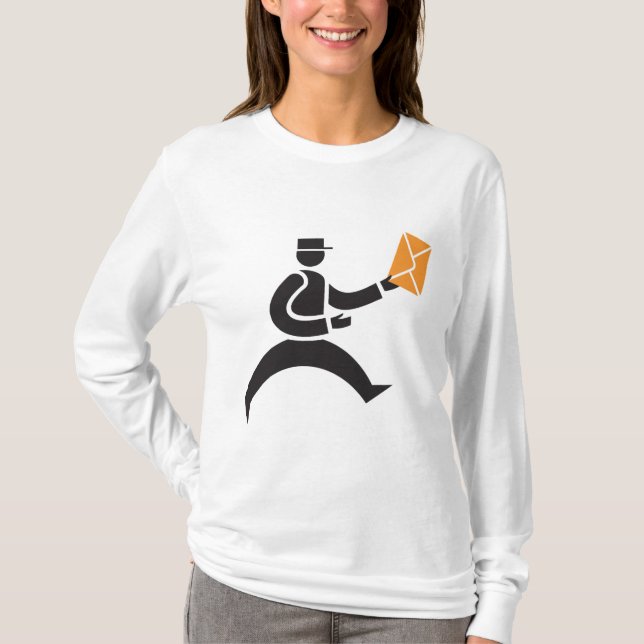 Camiseta Running Postman Delivering Mail Postal Worker (Frente)