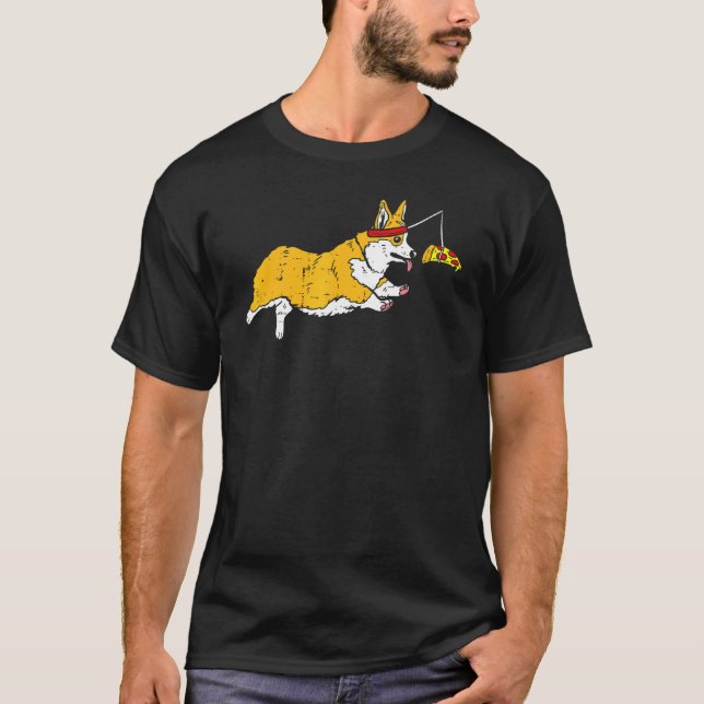 Camiseta Running Welsh Corgi Corgi (Frente)