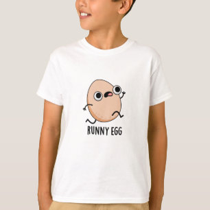 Camiseta Runny Egg Engraçado Executando Canhão De Ovo
