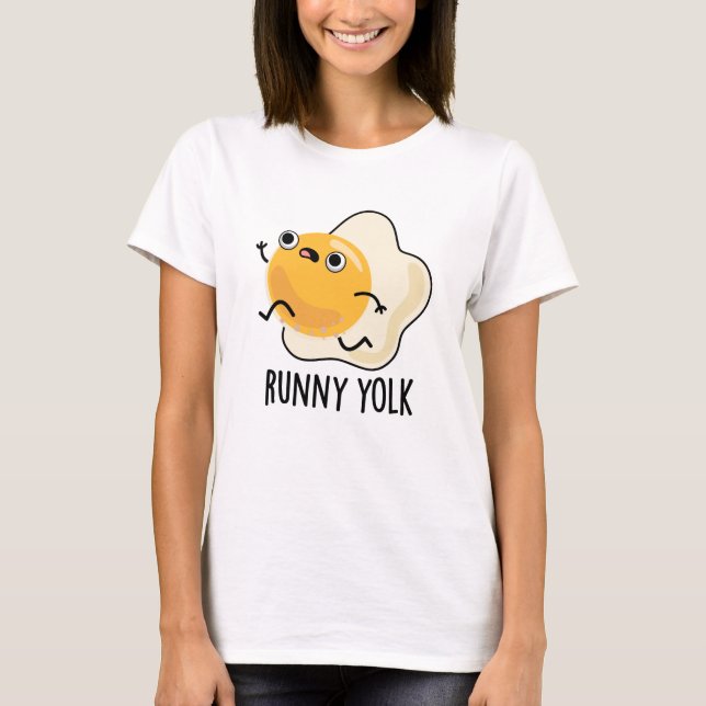 Camiseta Runny Yolk Funny Comida Ovo (Frente)