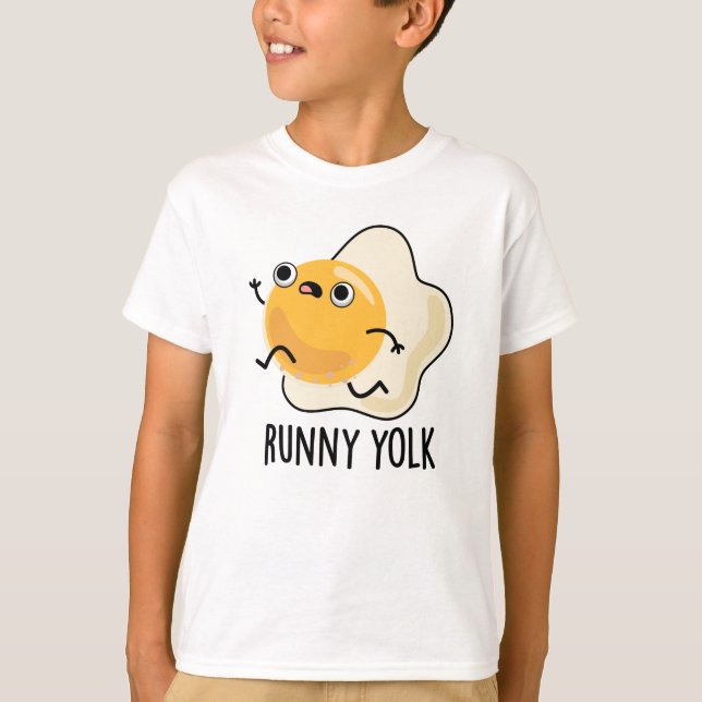 Camiseta Runny Yolk Funny Comida Ovo (Frente)