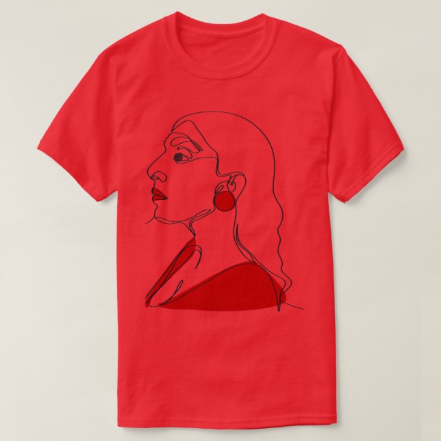 Camiseta Rupi Kaur OneLine Art (Frente do Design)