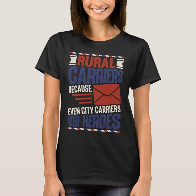 Camiseta Rural Mail Postal Carrier   Post Office (Frente)