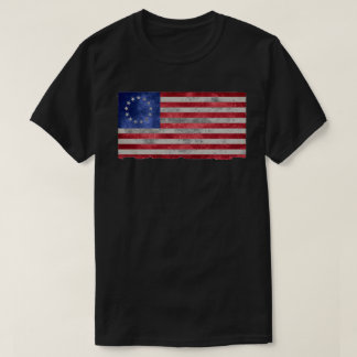 Camiseta Rush Betsy Ross deus abençoe américa 1776