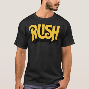 Camiseta Rush Original Yellow Logo Essential T Shirt