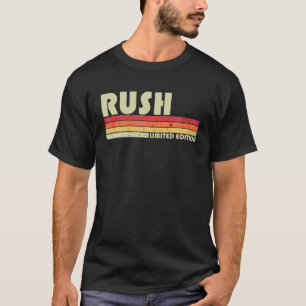 Camiseta RUSH Surname Funny Retro Vintage 80s 90s Aniversár