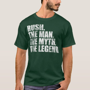 Camiseta RushRush Nome da família Rush sobrenome Rush Surna