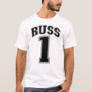 Camiseta Russ 1 Jersey I Love Russ Russ Lover Jersey #1