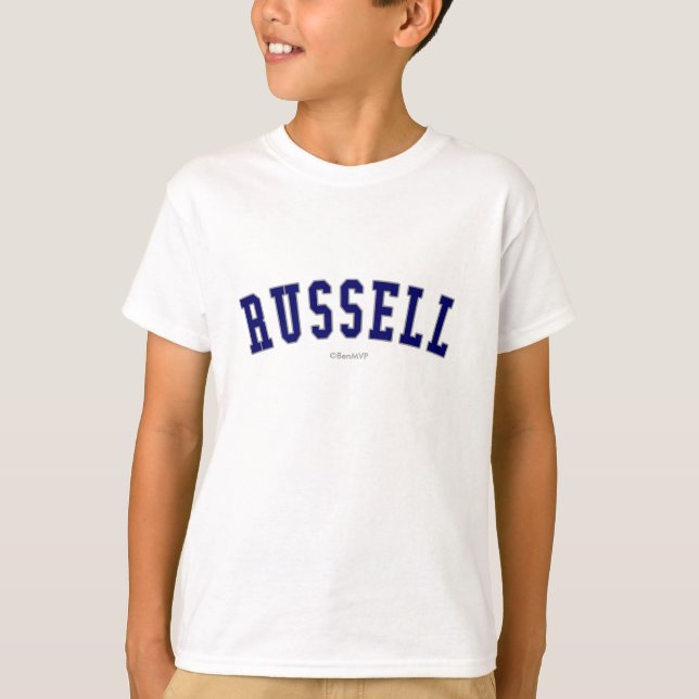 Camiseta Russell (Frente)