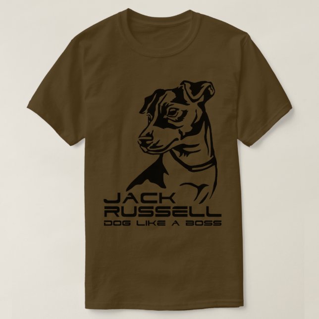 Camiseta Russell Dog Como Chefe (Frente do Design)
