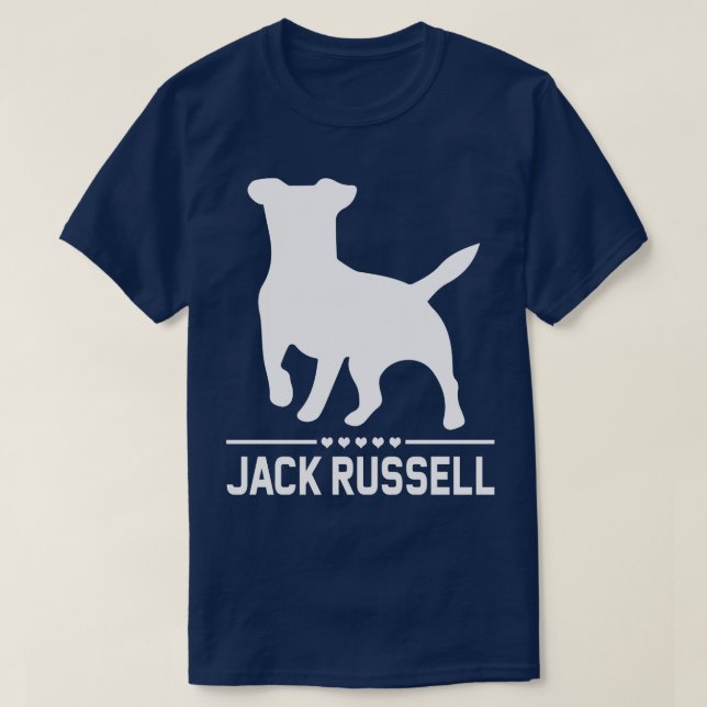Camiseta Russell Dog White Silhouette (Frente do Design)