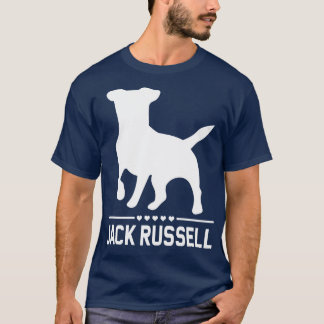 Camiseta Russell Dog White Silhouette