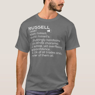 Camiseta Russell Name Definition Russell Significa Russell