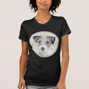 Camiseta Russell Terrier Rough Painting - Arte Original de