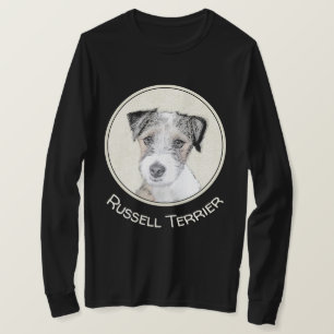 Camiseta Russell Terrier Rough Painting - Arte Original de