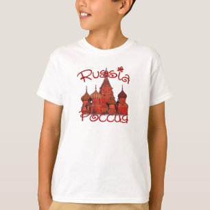 Camiseta Rússia Россия (com catedral)