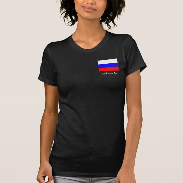 Camiseta Rússia - Bandeira Russa (Frente)