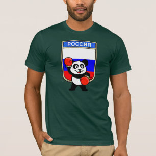 Camiseta Rússia Boxing Panda