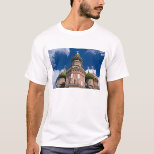Camiseta Rússia, Moscou, Praça Vermelha. Basílica de São Ba