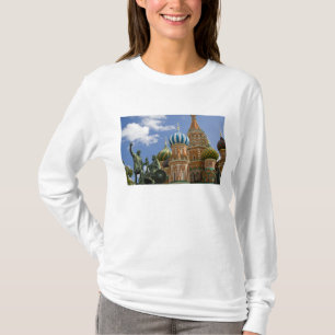 Camiseta Rússia, Moscou, Praça Vermelha. Ruas, Basil 3