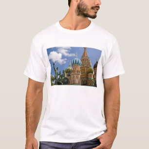Camiseta Rússia, Moscou, Praça Vermelha. São Basílio 3