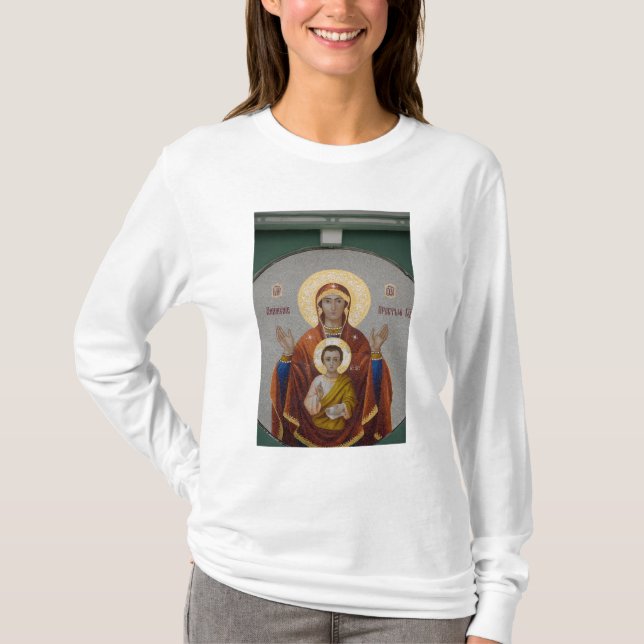 Camiseta Rússia, Moscou, Sparrow Hill, Igreja Trinity. (Frente)