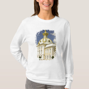 Camiseta Rússia. Petrodvorets. Palácio Peterhof. Pedro, o 5