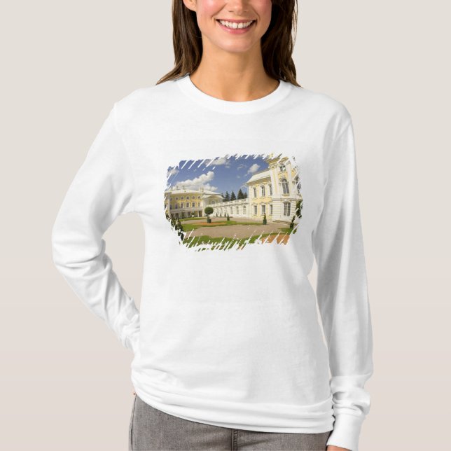 Camiseta Rússia. Petrodvorets. Palácio Peterhof. Peter o 3 (Frente)