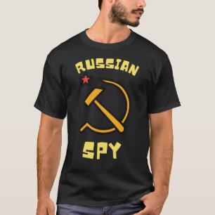 Camiseta Rússia: Sátira Política Espiã Russa Não É To