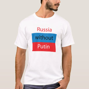 Camiseta Rússia sem Putin