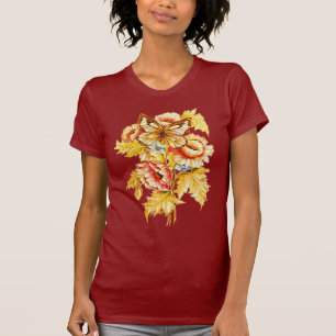 Camiseta Russo do vintage floral