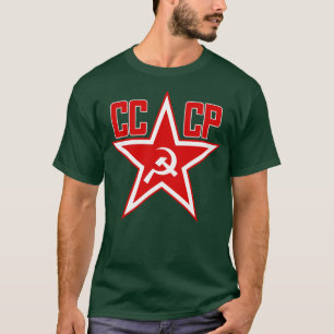 Camiseta Russo Red CCCP Soviético