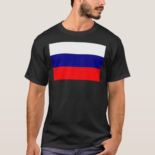 Camiseta Russo,Russo bandeira Clássica T-Shirt (Frente)
