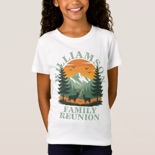 Camiseta Russo Wilderness Family Reunion Personalizable Kid (Frente)