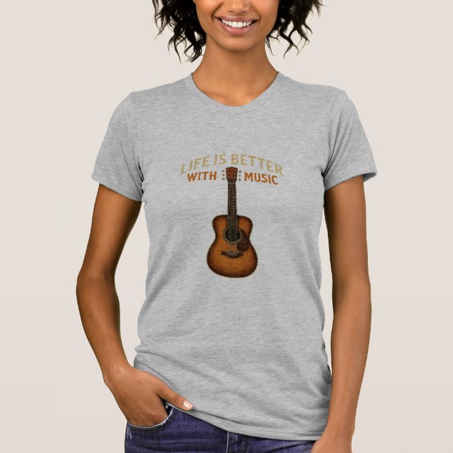 Camiseta Rustic Strings The Heart of Country Music (Frente)