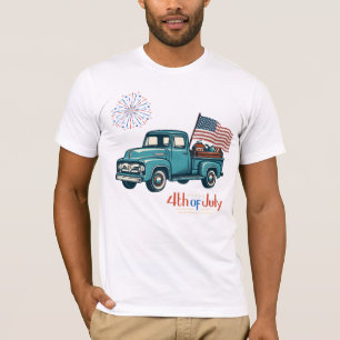 Camiseta Rustic/vintage 4 de julho